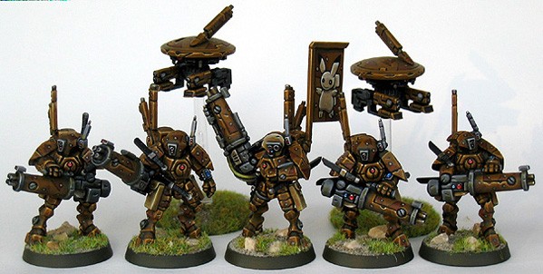 Complete Tau stealth team with drones by ManU26