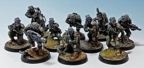 Elysian Drop Troop Squad 1 by Wickedcarrot