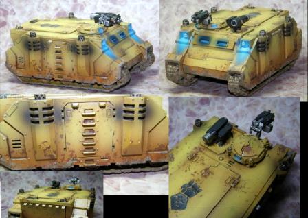 Imperial Fist Rhino by Omegaprime