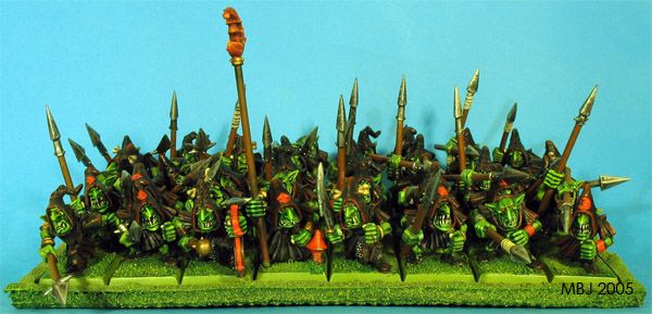 night goblin regiment by Madzi