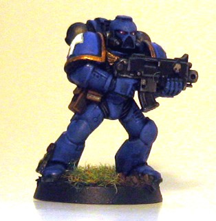 Ultramarine tactical space marine by Vitulv