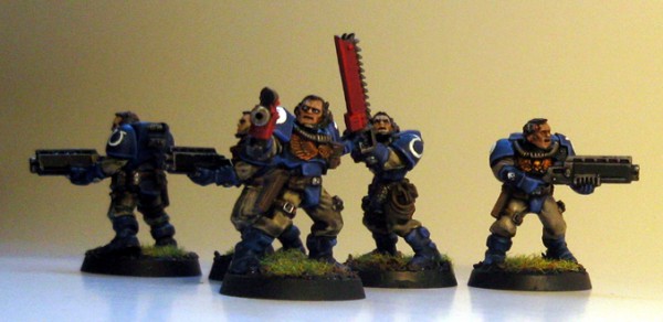 Space Marine scouts by Vitulv