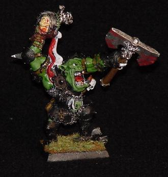 Ork-Waaaghboss by Aidan