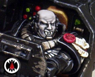 FLESH EATERS Landspeeder, pilot detail by Chaplain Desmodus