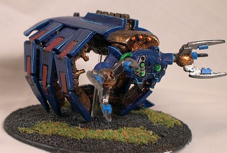 Necron Tomb Spyder side view by by zeph