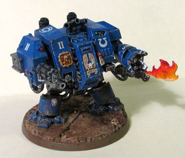 Dreadnought w/scuplted flame by WorkingStiff