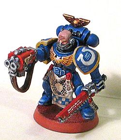 Ultramarine Vetern Sgt by WorkingStiff