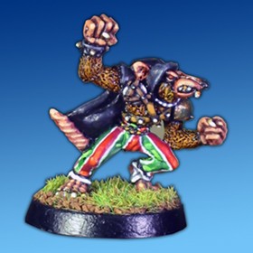 Bloodbowl Skaven Gutter-runner by Ikaponthus