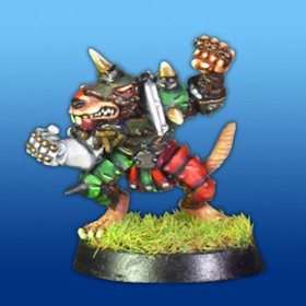 Bloodbowl Skaven Blitzer by Ikaponthus