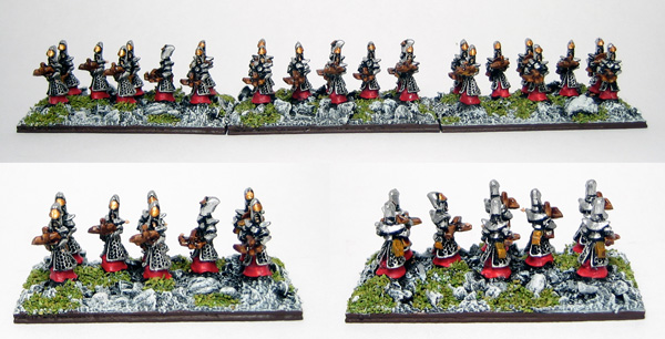 Warmaster (10mm) Dark Elf Crossbowmen by legdba