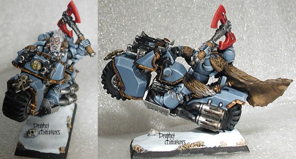 Spaces Wolves Wolf Guard on Bike by Prophet