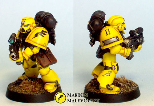 Marines Malevolent - tactical marine by Chaplain Desmodus