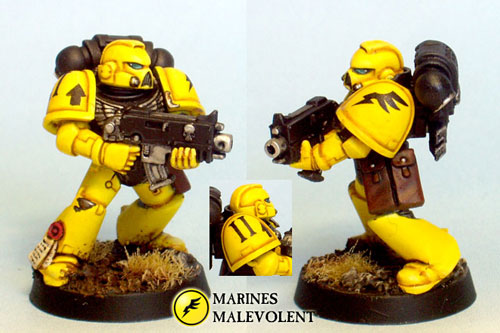 Marines Malevolent - tactical marine by Chaplain Desmodus