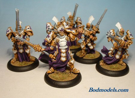 Warmachine Menoth-Knights Exemplar by kinjesus