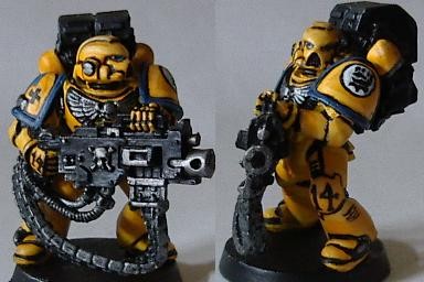 Imperial Fist with Heavy Bolter by ikafrai