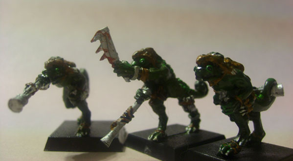 Lizardmen Chameleon Skinks by copperchange