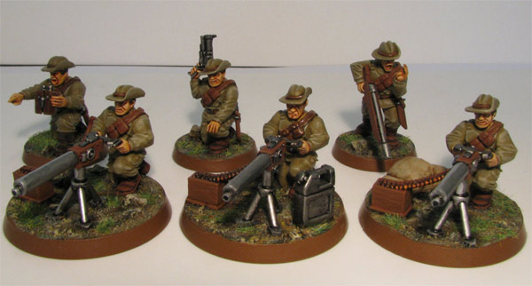 Australis Lighthorse IG Heavy Vickers MG Squad by Tyra Nid