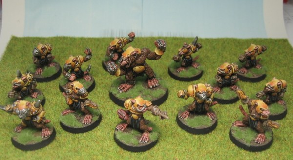 Skaven Blood Bowl Team by pulper