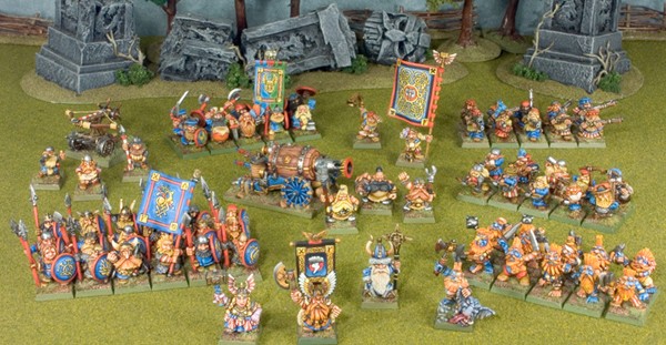 Warhammer Dwarf Army by victoria