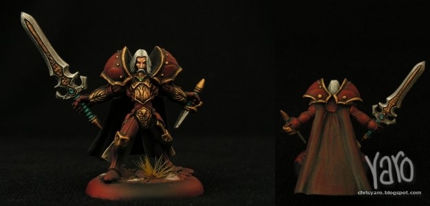 Vladimir Tzepesci, Dark Prince of Umbrey - Khador Warcaster by yaro