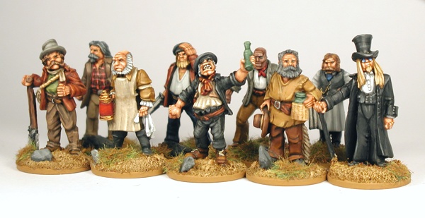 Old West Witchtown Townspeople by witchhunter