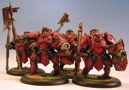 Khador Shocktroopers by goblinjester