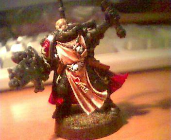 Space Marines Captain (Black Templar Chaplain) by Khorne