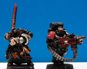 Deathwatch Librarian and Heavy Bolter by Oldskool