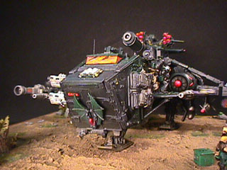 ORIGINAL DARK ANGELS 40K SPACE MARINE Thunderhawk Gunship by gython