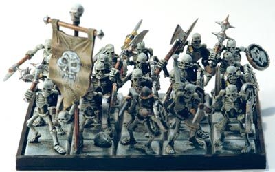 Skeleton Regiment by steeldragon