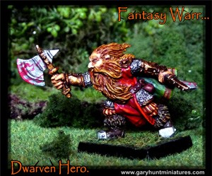 Dwarf Hero by Gary Hunt Miniatures