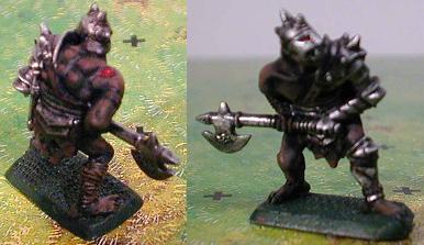 LOTR Red-Eye Orc With Axe by stratos