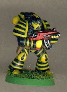 A bee spacemarine by sin3br