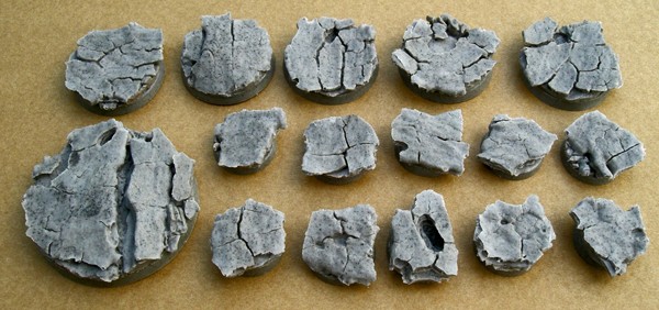 60mm-40mm-25mm bases EARTH CRACK by philydorf