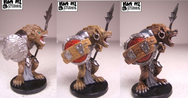 DDM Gnoll pre-painted re-paint by blackfezstudios