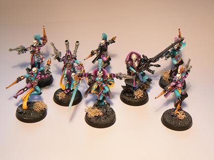 Eldar Harlequin Squad by FallOutBoy