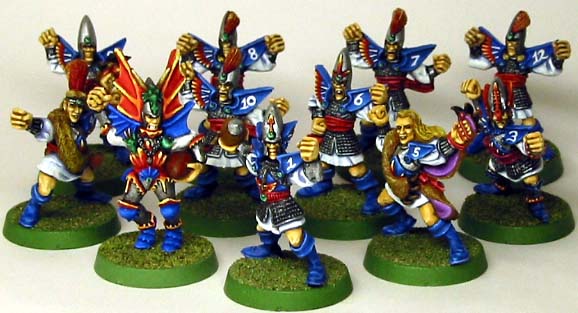 Bloodbowl High Elves - Phoenix Firebirds by Spree