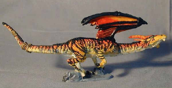 Gold Dragon (Ral Partha) - now Tiger Dragon by Craftergoddess