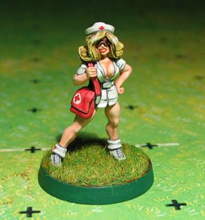 Blood Bowl Nurse by Rob Jedi