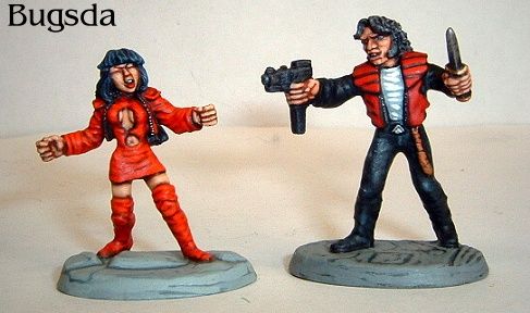 Old Shadowrun minis by Bugsda