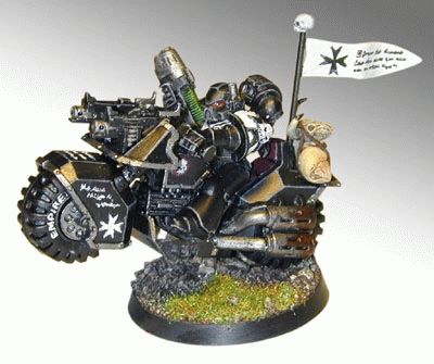 Black Templar Biker by hhell