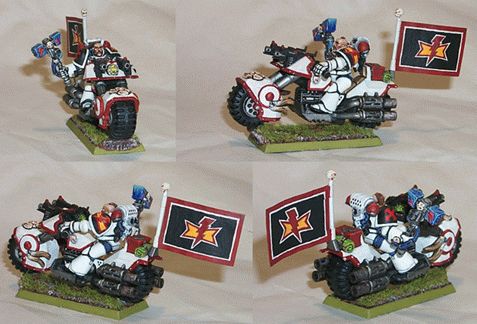 White Scar Veteran Sergeant on Bike by dmancrock