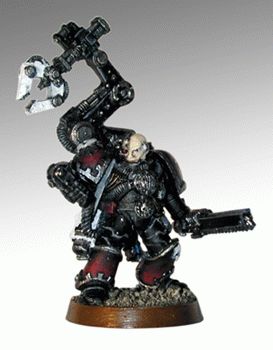 Black Templar Techmarine by hhell