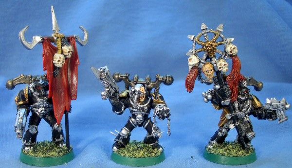 Some of my Chaos Space Marines (Undivided) by Silverthorn