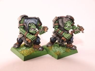 Two Orcs from Regiment of Renown by raf