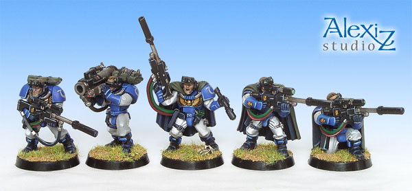 Space Marine Scouts with Sniper Rifles by Alexi Z Studio