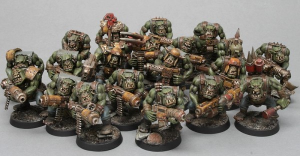 Bad Moon Orks Shootas by GriffinPainting