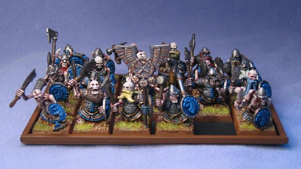 Unit  of Undead Dwarf Skellies by Spanky 100