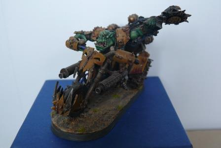 Warboss on Bike by Dictionaryeater