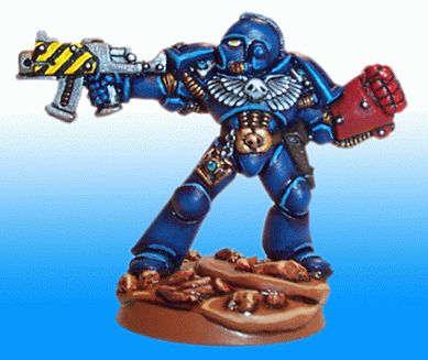 Space MArine Captain with Terminator Honours by burbidge